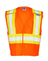 Contrasting Mesh Breakaway Class 2 Safety Vest - Image 2