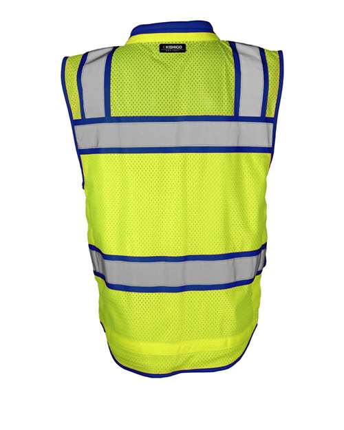Color Contrast High-Performance Class 2 Surveyors Vest - Image 2