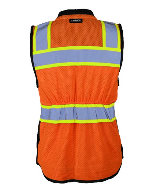 Women's Premium Black Series Heavy-Duty Class 2 Surveyors Vest - Image 4
