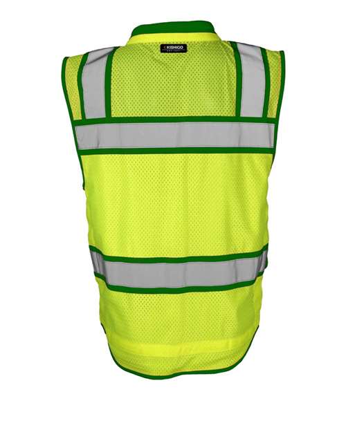 Color Contrast High-Performance Class 2 Surveyors Vest - Image 6