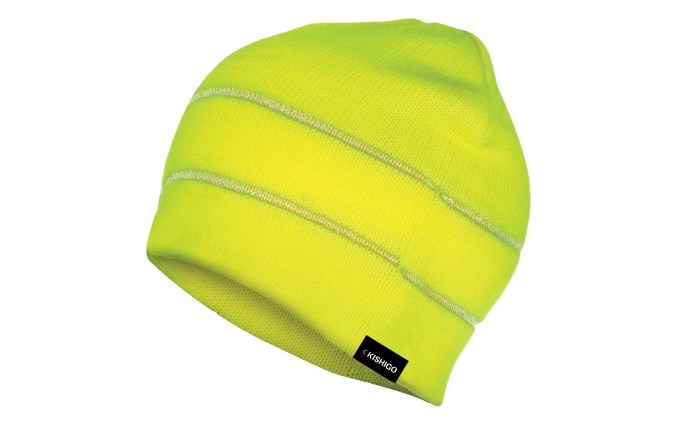 High-Visibility Reflective Knit Beanie