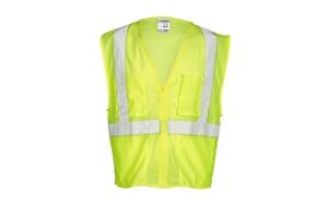 Chemically Treated Class 2 Polyester Mesh Vest