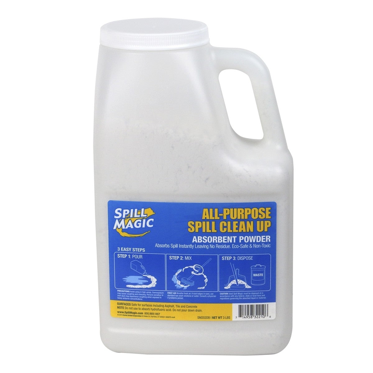 Spill Magic 3 lb. Filled Bottle Absorbent Powder