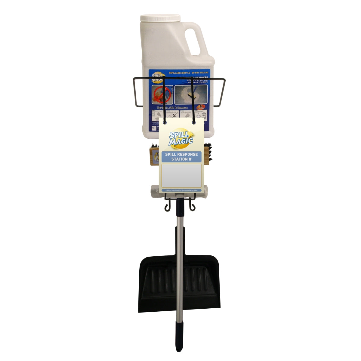 Spill Magic Spill Response Station with Filled Bottle