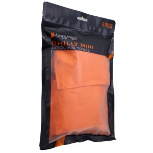 Chilly Mini Cooling Towels - 6-Pack Flat Pack