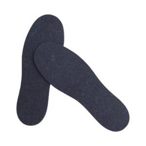 Wool Felt Boot Insole - Navy