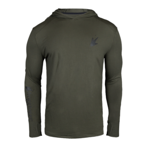 Bamboo Long-Sleeve Performance Hoodie - Faded Olive